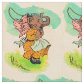 Dreißigerjahre kleideten den Elefanten, der Stoff (Nahaufnahme)