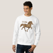 Dreißigerjahre Vintager Isländer Sweatshirt (Vorne ganz)