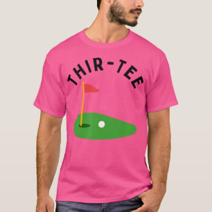 Dreißigster 30. Golf-Geburtstagsparty Dreißigster T-Shirt