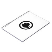 Dreistufige Rundbusse Notizblock (Linke Seite)