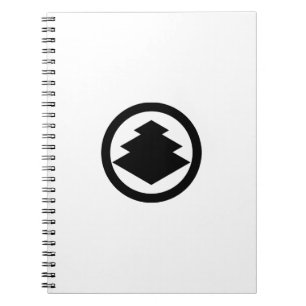 Dreistufige Rundbusse Notizblock