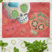 Dreitägig von den toten Schädeln Küchentuch (Gefaltet)