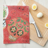 Dreitägig von den toten Schädeln Küchentuch (Viertel Falte)