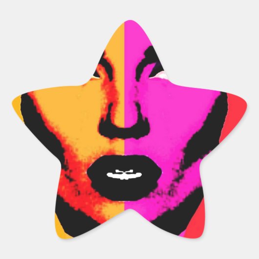 dreiundneunzig Stern-Aufkleber (Vorderseite)