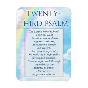 Dreiundzwanzigster Psalm Magnet