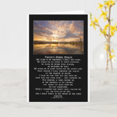 Dreiundzwanzigstes Psalm-Gebet Karte (Gelbe Blume)