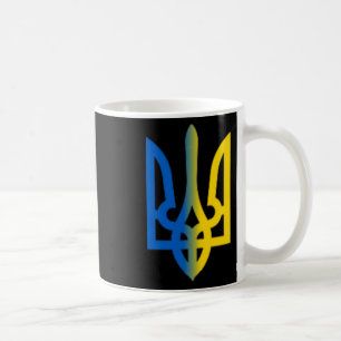 Dreizack ukrainisch Wolodymyr Selenskyj Präsident Kaffeetasse