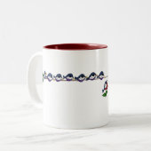 Dreizehn Amsel-Tasse Zweifarbige Tasse (Vorderseite Links)