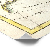 Dreizehn Kolonien Vintage Karte (1776) Poster (Ecke)