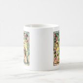 Dreizehn Männer bei Akrobatik Kaffeetasse (Mittel)