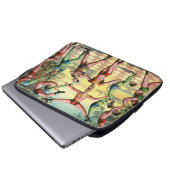 Dreizehn Männer machen Akrobatik Laptopschutzhülle (Vorne Knopf)