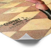 Dreizehn Männer machen Akrobatik Poster (Ecke)