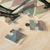 Dreizehn Männer machen Akrobatik Puzzle (Seite)