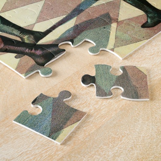 Dreizehn Männer machen Akrobatik Puzzle (Seite)