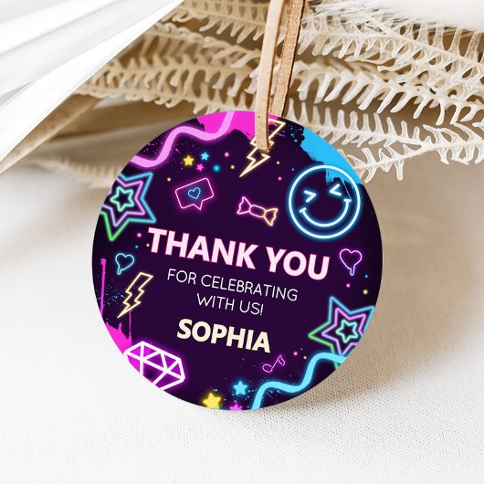 Dreizehn Neenager Geburtstagsparty Geschenkanhänger