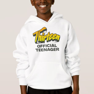 Dreizehn Offizielle Teenager 13 Jahre Jungen Mädch Hoodie