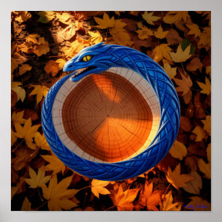 Dreizehn Symbole: Das Ouroboros Poster drucken