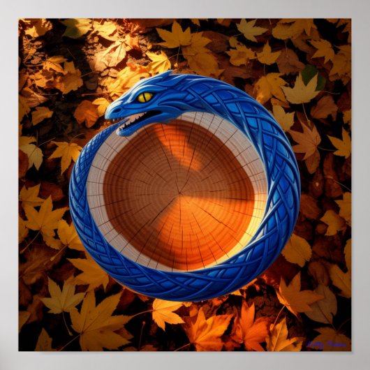 Dreizehn Symbole: Das Ouroboros Poster drucken (Vorne)