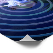 Dreizehn Symbole: Das Spiralposter drucken Poster (Ecke)