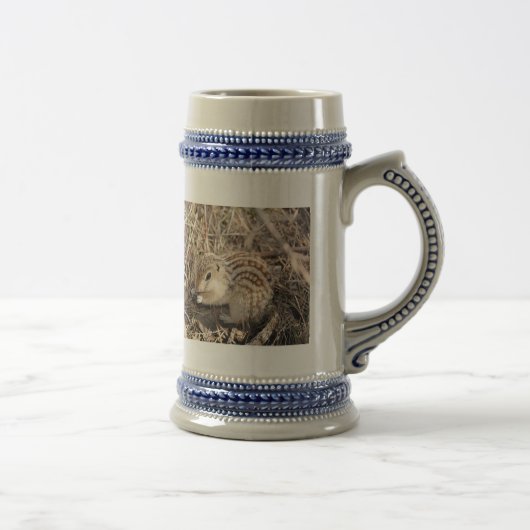 Dreizehn zeichneten Grundeichhörnchen Bierglas (Rechts)