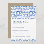 DREIZIERTES PATTERGESCHÄFTSLOGO DANKESKARTE (Vorne/Hinten)