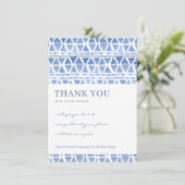 DREIZIERTES PATTERGESCHÄFTSLOGO DANKESKARTE (Stehend Vorderseite)