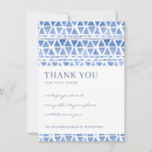 DREIZIERTES PATTERGESCHÄFTSLOGO DANKESKARTE (Vorderseite)