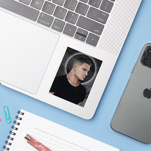 Drengr Sticker FoA @falloutbryan (Laptop mit iPhone)