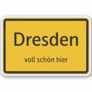Dresden Aufkleber Sticker Autoaufkleber