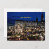 Dresden Christmas Market Postkarte (Vorne/Hinten)