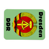 Dresden, DDR, Dresden, Deutschland - Ossi Magnet (Horizontal)