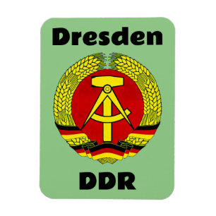 Dresden, DDR, Dresden, Deutschland - Ossi Magnet