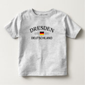 Dresden Deutschland Coordinates German Kleinkind T-shirt (Vorderseite)