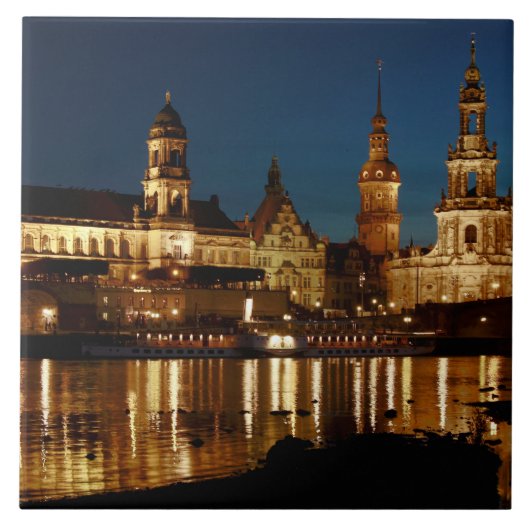 Dresden, Deutschland Fliese (Vorderseite)