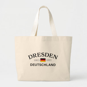 Dresden Deutschland Koordinaten Deutsch Jumbo Stoffbeutel