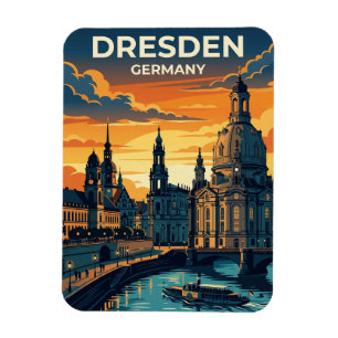 Dresden Deutschland Magnet