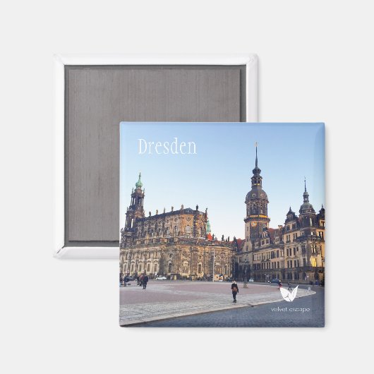 Dresden, Deutschland - Magnet von Velvet Escape (Vorderseite/Rückseite)