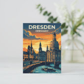 Dresden Deutschland Postkarte (Stehend Vorderseite)