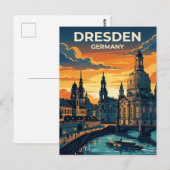Dresden Deutschland Postkarte (Vorne/Hinten)