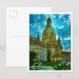 Dresden Deutschland Schöne Stadt mit Ölgemälden Postkarte