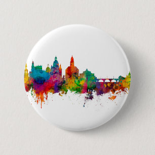 Dresden Deutschland Skyline Button
