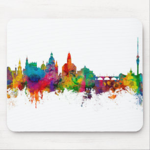 Dresden Deutschland Skyline Mousepad