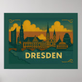 Dresden Deutschland Stadt Kunst Poster (Vorne)