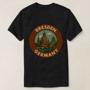 Dresden Deutschland Stadt Kunst T-Shirt