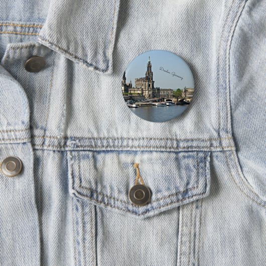 Dresden, Deutschland, Stadtbild Button (Beispiel)