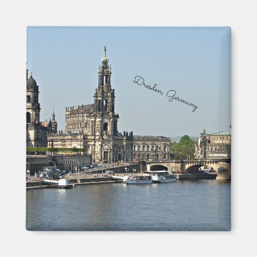 Dresden, Deutschland, Stadtbild Magnet (Vorne)
