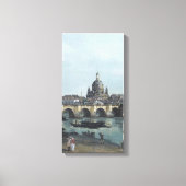 Dresden Elbufer Vedute – Canaletto – Bellotto Leinwanddruck (Vorderseite)