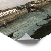 Dresden Elbufer Vedute - Canaletto - Bellotto Poster (Ecke)