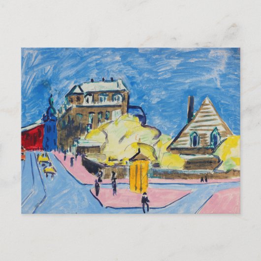 Dresden | Ernst Ludwig Kirchner Postkarte (Vorderseite)