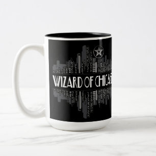 Dresden-Fans aus Chicago, der Zauberer Zweifarbige Tasse